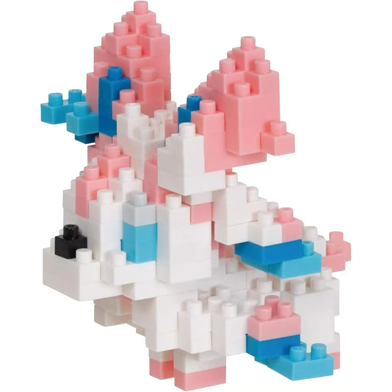Building Block Mini - かわいいナノブロック本物のポケモンイーブイブラインドバッグビルディングブロックミニマイクロブロック Diy 組み立て教育グッズおもちゃギフト