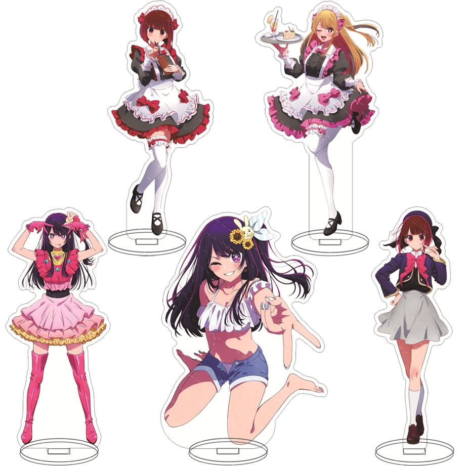 Figma Stand Set - 16CMアニメフィギュア オシノコ ホシノアイ ホシノルビィ アリマカナ MEM