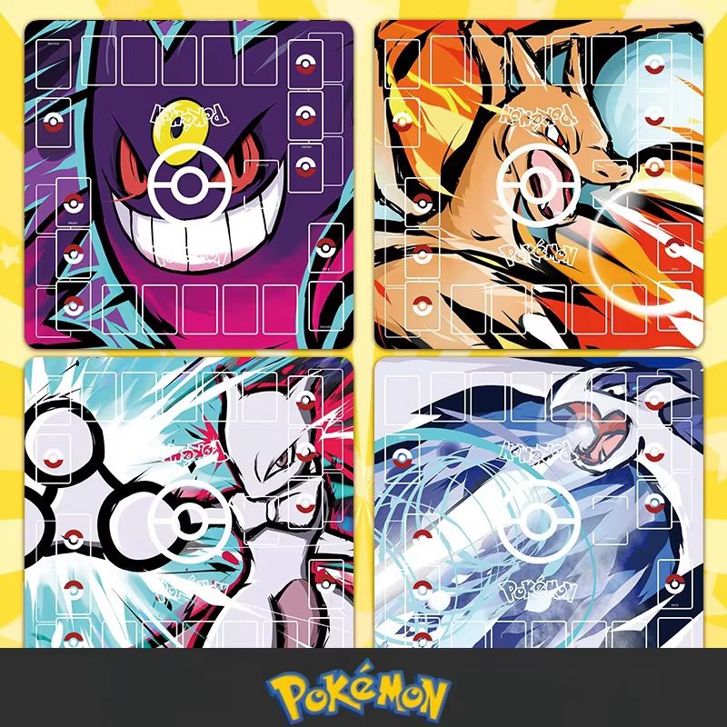 Graded Card Display - 2025年版 ポケモンカードゲーム 対戦ゲーム 2人用 ファイティングゲーム テーブルマット