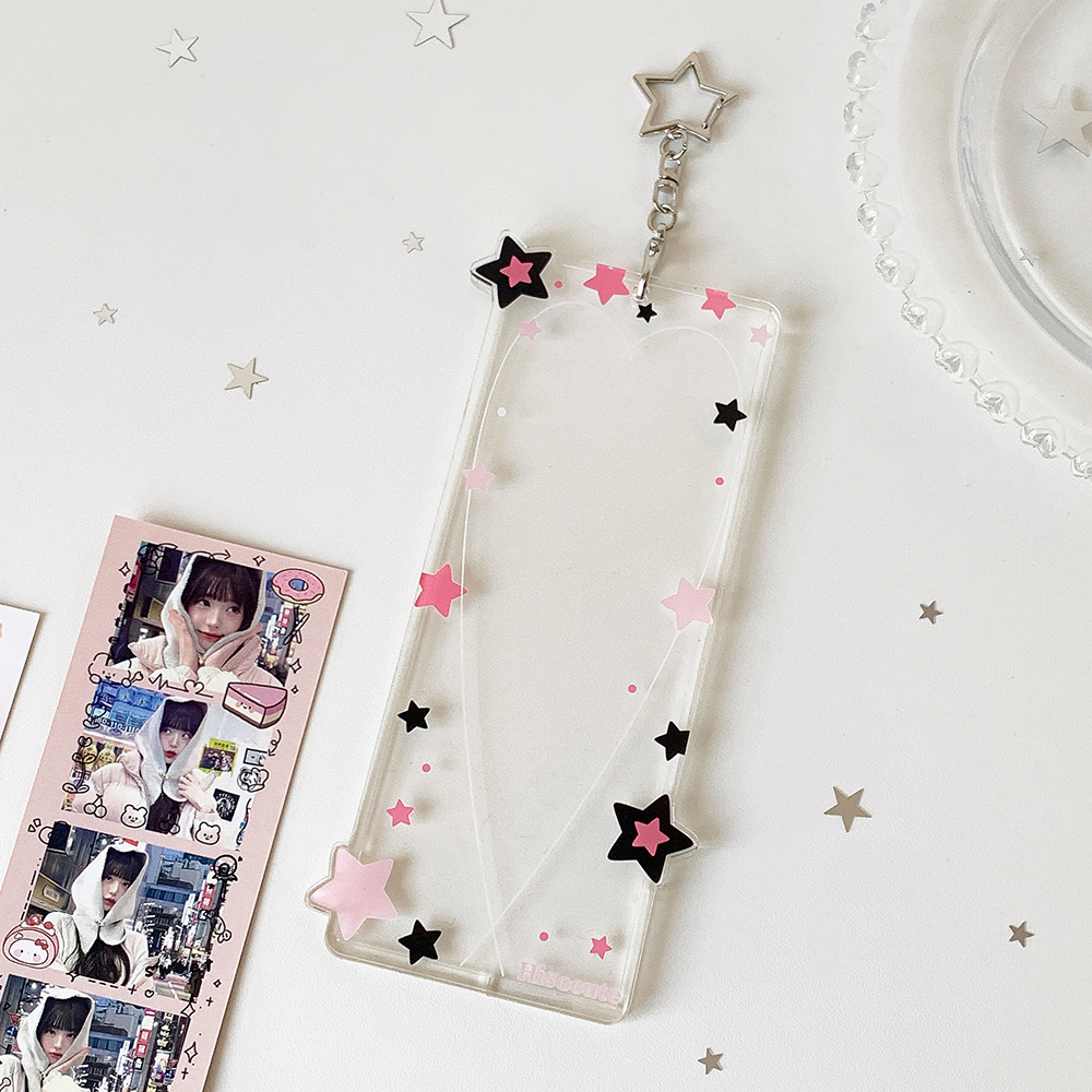 Display Case Acrylic - インス風スターライフ四格子カードセットアクリル四連小型カード収納ケーススターチェイシング四格子ディスプレイペンダント
