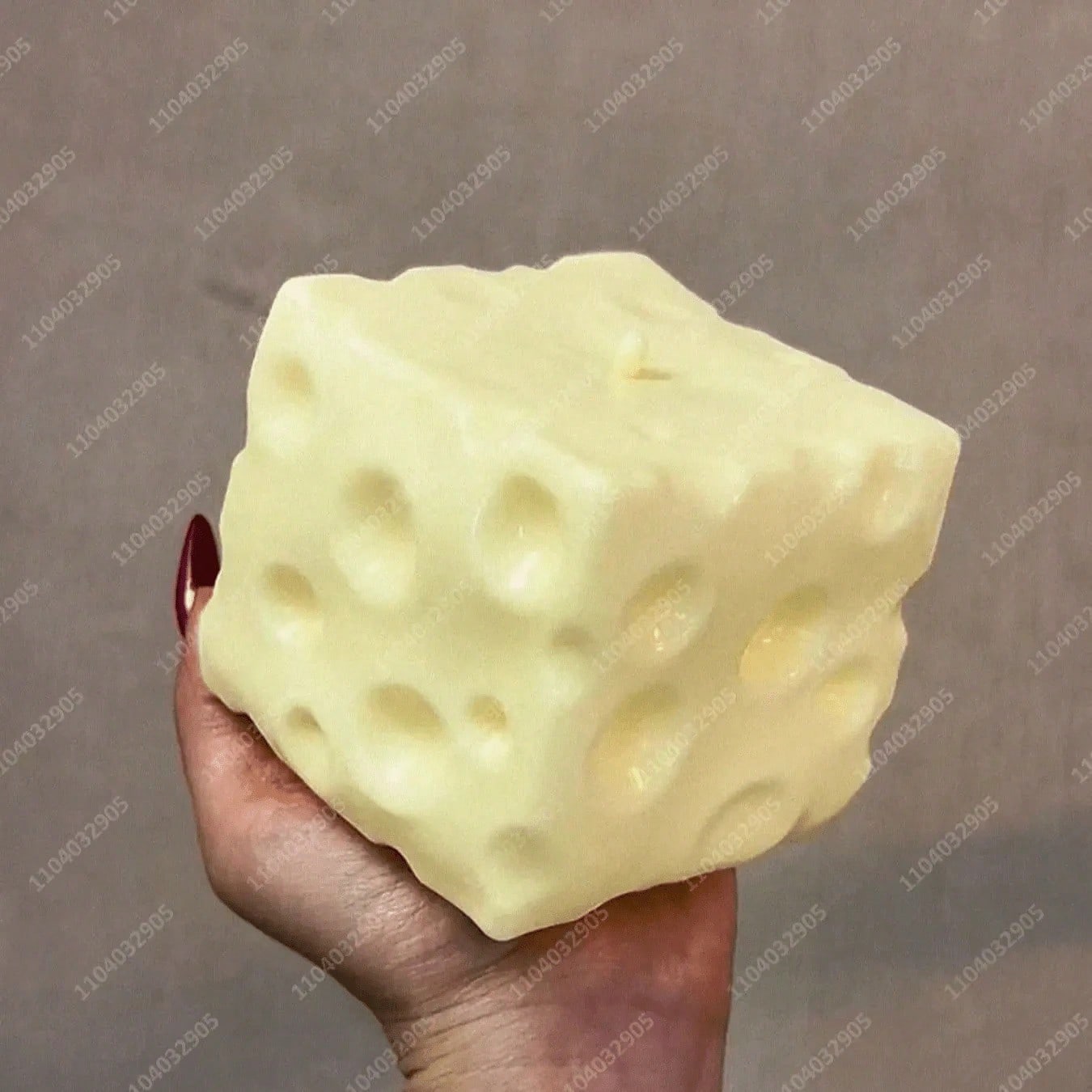 Fidget Cube Original - ジャンボチーズキューブストレスボール - 大きな形を変えられるスクイーズボール、ノンバウンスフィジェットトイ、ASMR感覚ストレス解消グッズ