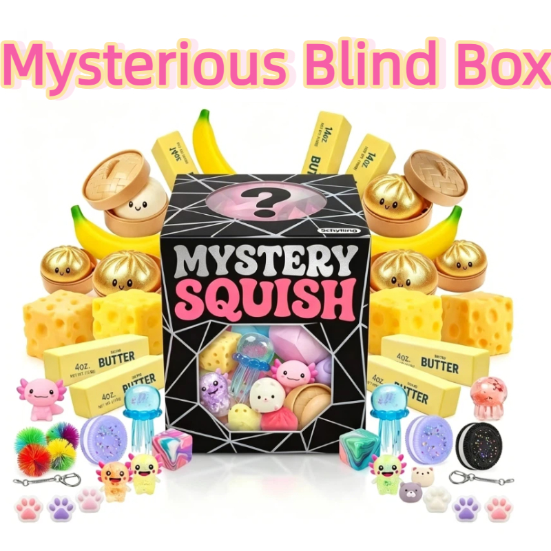 100種類のスクイーズフィギュア入りブラインドボックスおもち - Mystery Box Blind Bag のレビューと価格