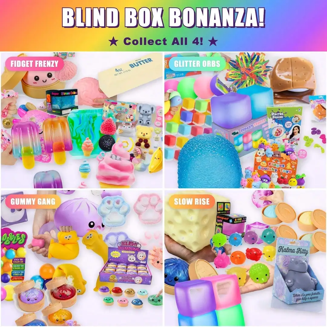 100種類のスクイーズフィギュア入りブラインドボックスおもち - Mystery Box Blind Bag のレビューと価格