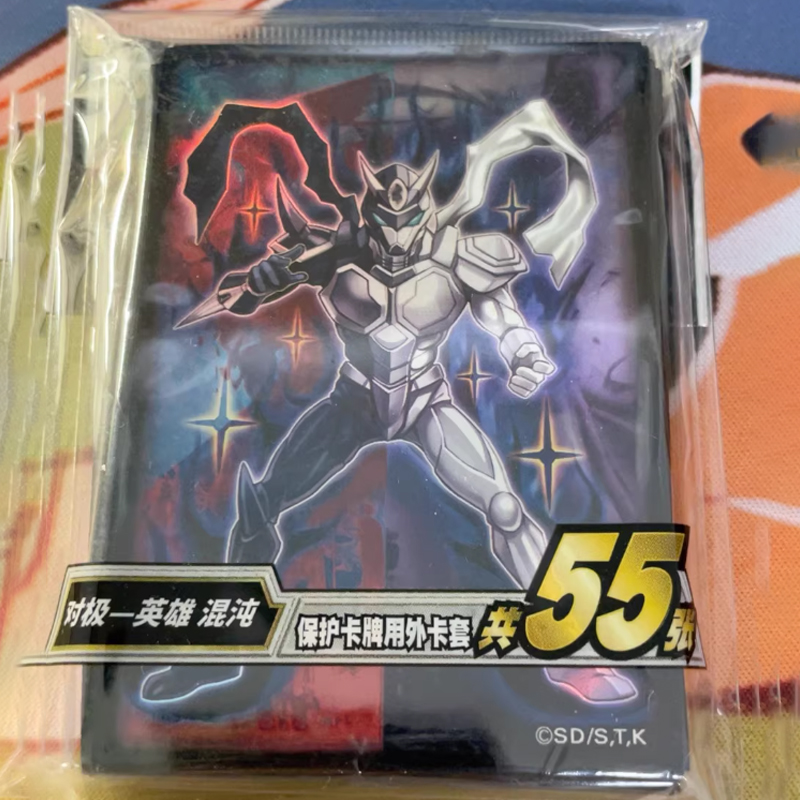 ホット55枚入り 公式 遊戯王 簡体字英雄カオスカードスリー - Card Penny Sleeve のレビューと価格