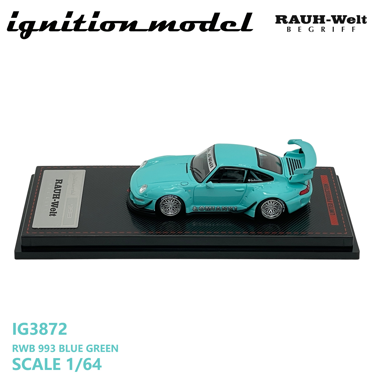 イグニッションモデル 1:64 ポルシェ 911 RWB 9 - Die Cast Car 1 64 のレビューと価格