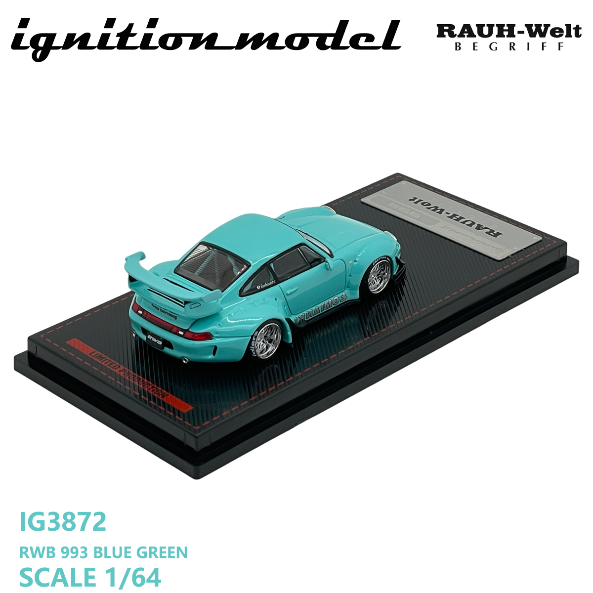 イグニッションモデル 1:64 ポルシェ 911 RWB 9 - Die Cast Car 1 64 のレビューと価格