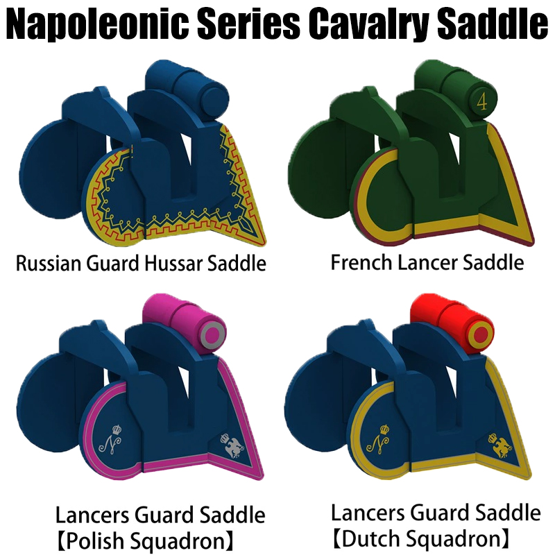 中世軍事ナポレオンシリーズ騎兵サドルビルディングブロック城兵 - Lego Minifigure Holder のレビューと価格