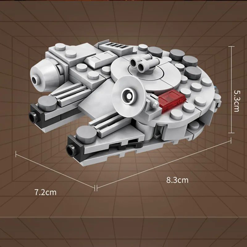 クラシックスターファイター飛行機宇宙船ビルディングブロックセ - Building Block Mini のレビューと価格