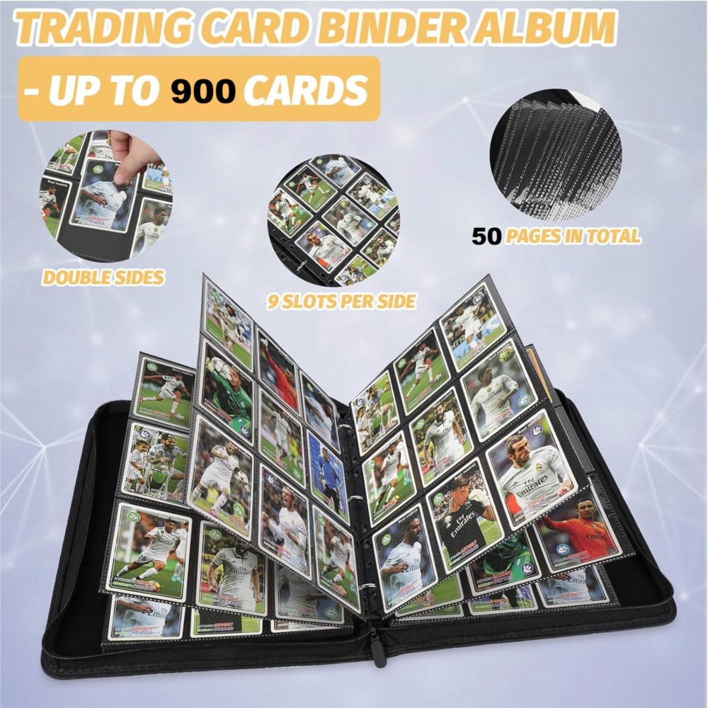 カードバインダー 9ポケット 両面ポケット トレーディングカ - Trading Card Binder のレビューと価格