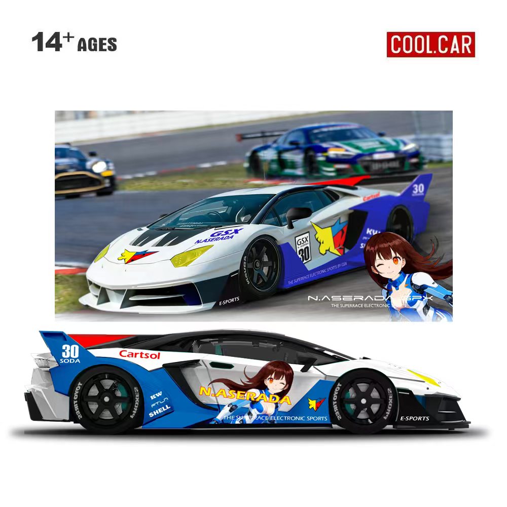クールカー 1:64 GTEVO スーパーレース エレクトロ - Die Cast Car 1 64 のレビューと価格