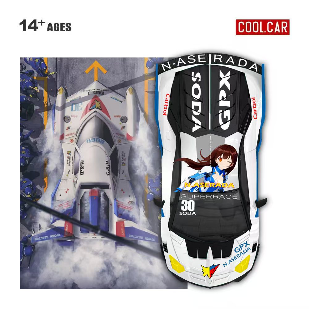 クールカー 1:64 GTEVO スーパーレース エレクトロ - Die Cast Car 1 64 のレビューと価格
