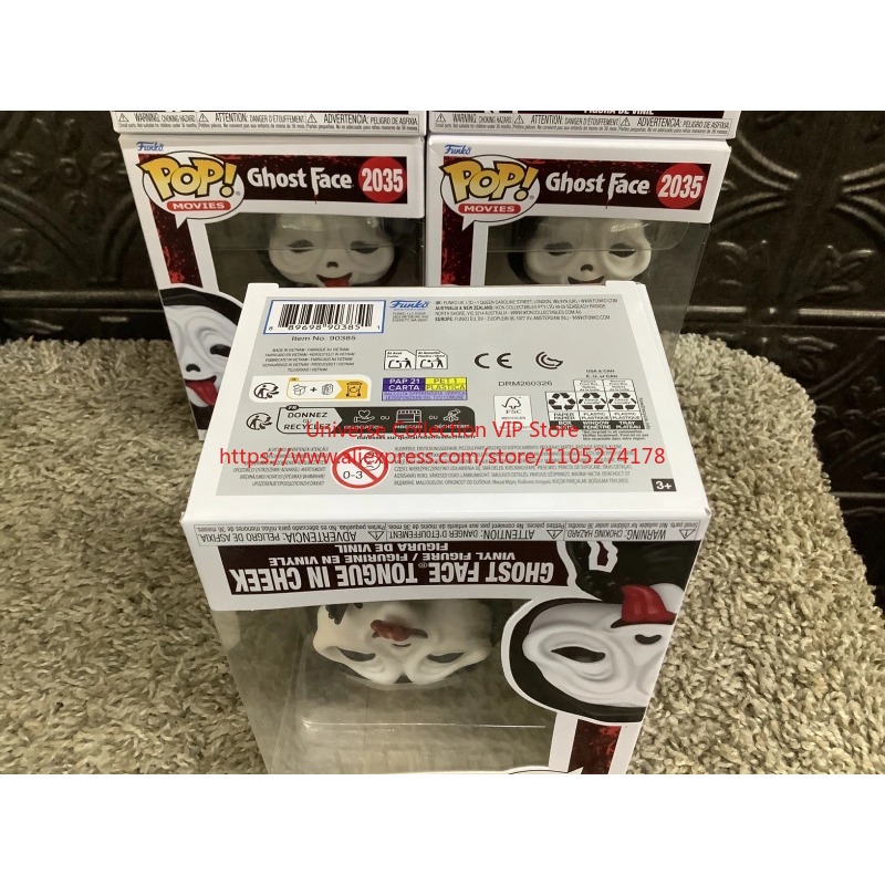 ファンコ ポップ スクリーム ゴーストフェイス 舌を頬に突く - Funko Pop Protector のレビューと価格