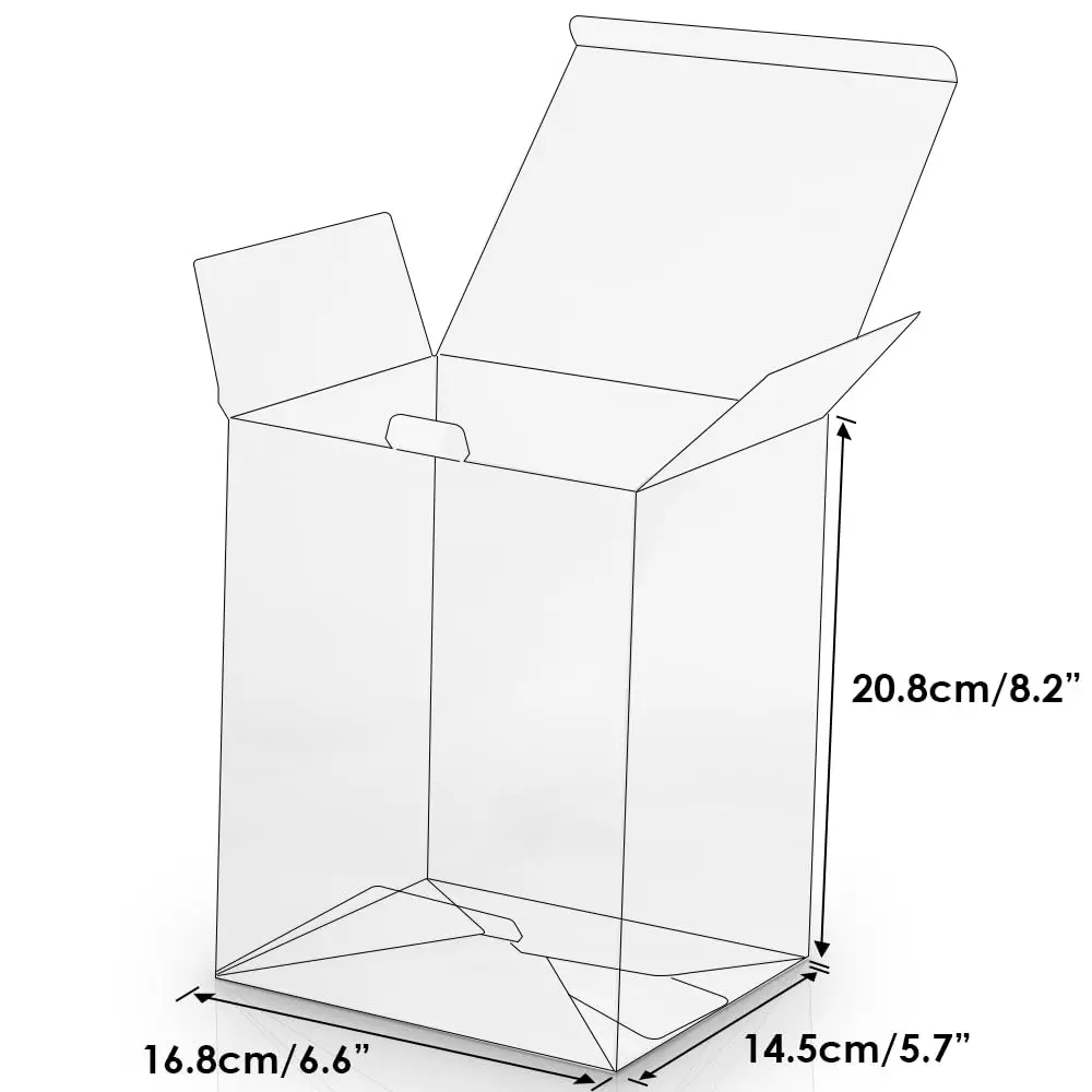 厚さ0.50mmの透明で傷に強いPETボックスプラスチックデ - Funko Pop Protector のレビューと価格