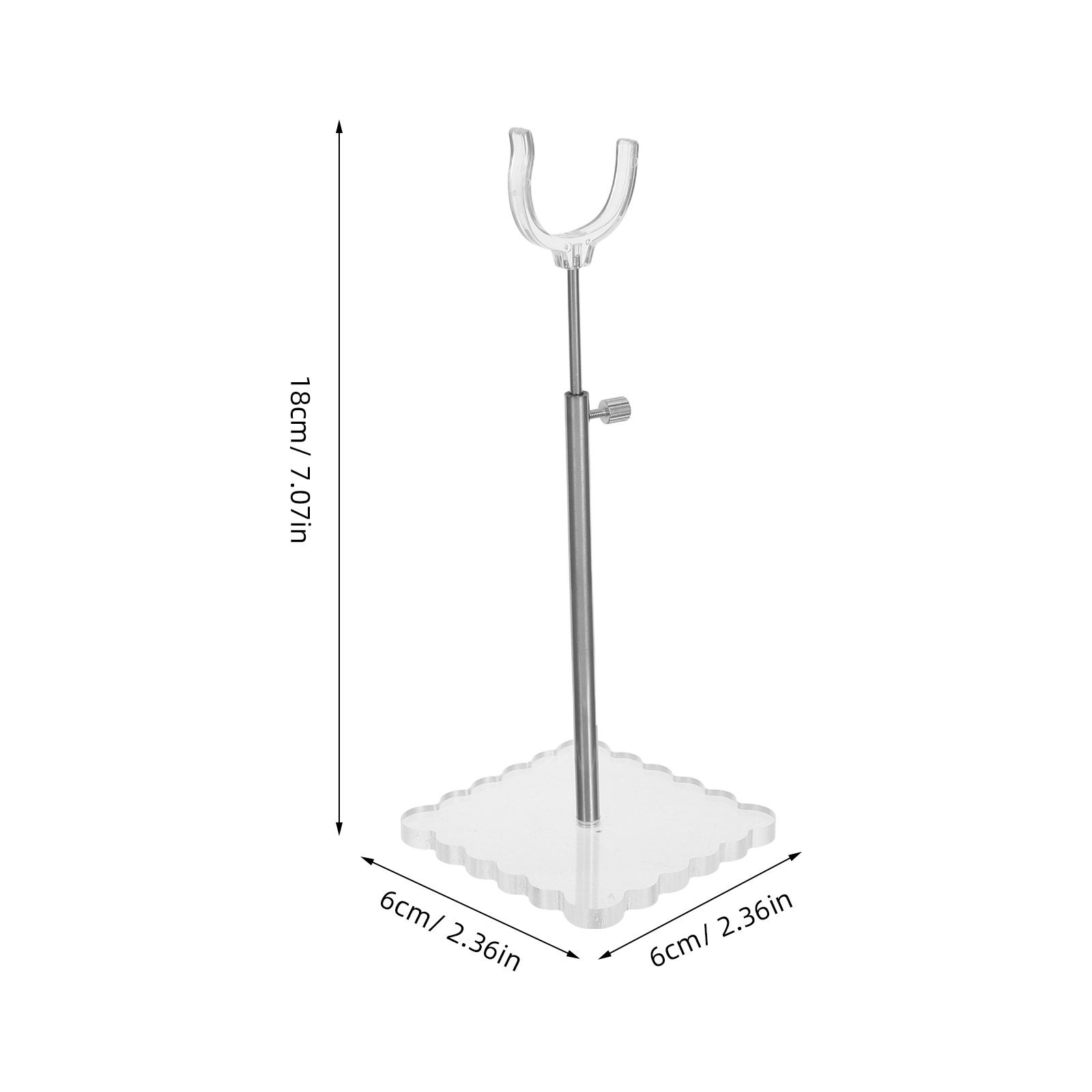 1 セット調整可能なアクリルディスプレイスタンド高さ 1.4 - Action Figure Stand のレビューと価格