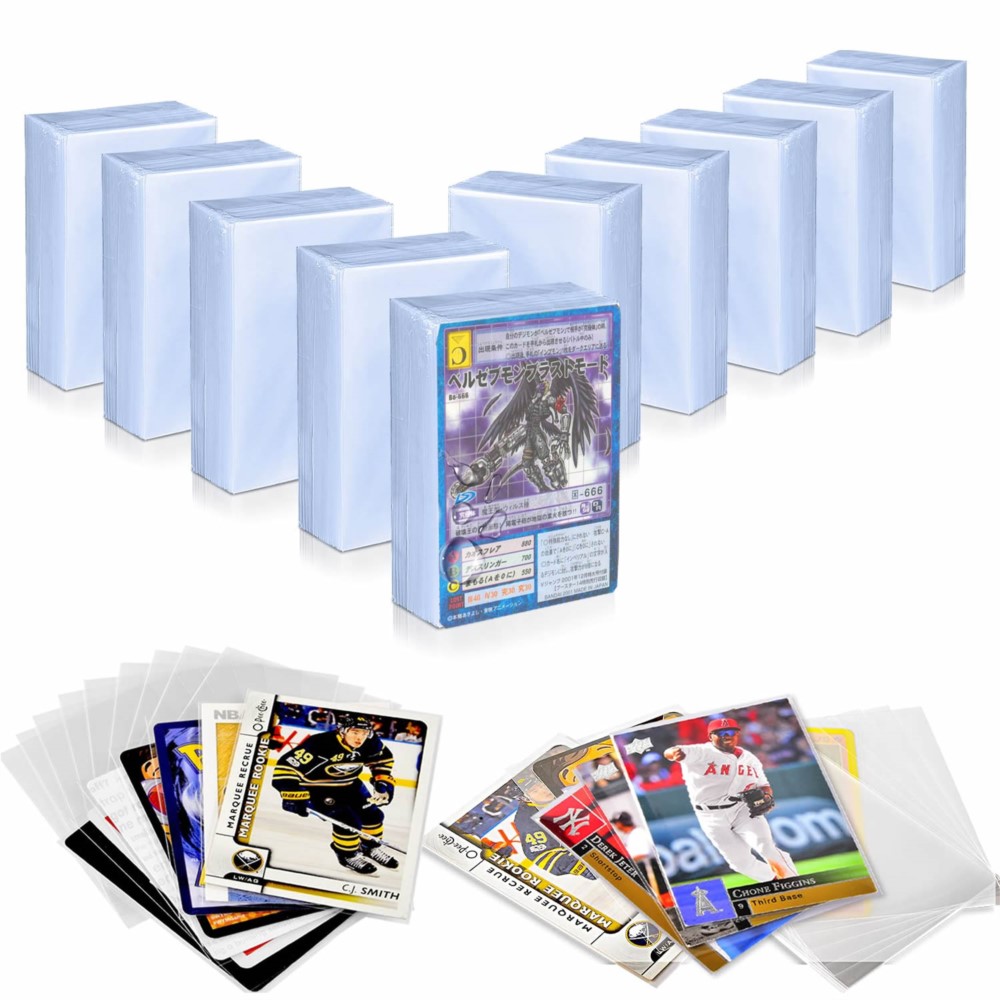 200枚入りペニーカードスリーブ 透明トレーディングカードプ - Card Penny Sleeve のレビューと価格