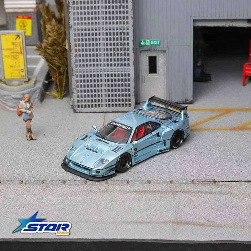 STAR 1:64 LBWK F40 アイスブルー マジック - Die Cast Car 1 64 のレビューと価格