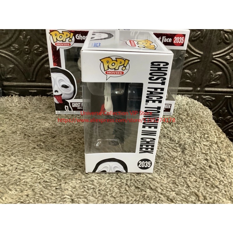 ファンコ ポップ スクリーム ゴーストフェイス 舌を頬に突き - Funko Pop Protector のレビューと価格